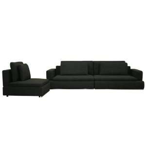   Studios Fortunato Sofa/Chair Set with Coffee Table: Home & Kitchen