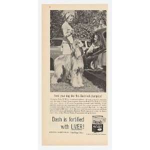  1954 Afghan Dash Dog Food Print Ad (3945)