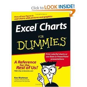  Excel Charts For Dummies [Paperback] Ken Bluttman Books