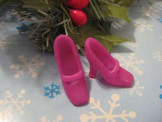 Barbie Doll Shoes Barbie Pink High Heel Mary Jane Shoes SALE  