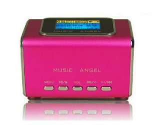 Music Angel LCD USB U disk MP3 Player Speaker FM Support TF/SD Card 