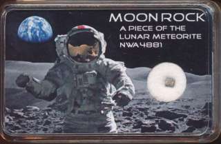 Moonrock   NWA 4881 meteorite from the moon