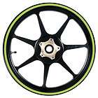   Green 12 to 15 inch Motorcycle, Car Wheel Rim Stripes 5/16 inch wide