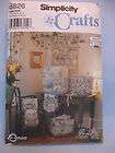 SEWING ROOM ACCESSORIES Cover Caddy Pattern 8826  