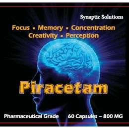 Piracetam 800mg/60 Caps..Improve Memory..Brain Function  