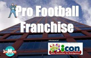 Pro Football Franchise Board Strategy Game by Joe Magic  