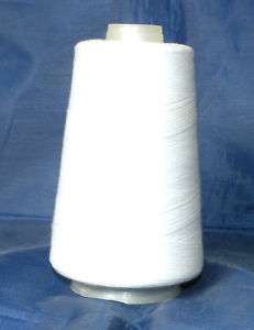 5,000 M. POLYESTER BOBBIN Thread WHITE colour 1 cone  