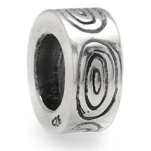 925 Sterling Silver Spacer European Charms Bead  