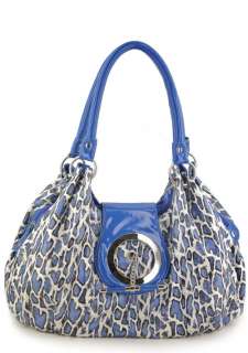 Pink Celebrity Leopard Buckle Designer Handbag Hobo `  