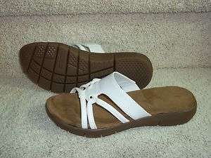 Womens Aerosoles WIP Stitch Sandals White Size 8.5 New 758912665793 