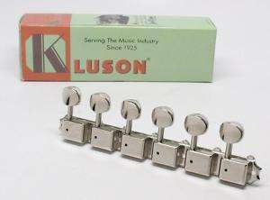 New Genuine KLUSON 6 on a plate tuners, NICKEL SD91MLNL  