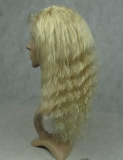 24 Human Hair Indian REMI Full Lace wig / Front lace Wig Deep Wave 