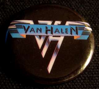 Nice 1980s VAN HALEN Logo Pin Pinback  