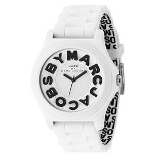 White unisex logo watch   MARC BY MARC JACOBS   Watches   Accessories 