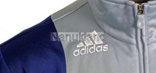 Adidas Trainingsanzug SERENO blau silber XS S M L Sportanzug Fußball 