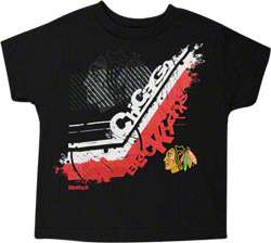 Chicago Blackhawks Black Toddler In Stick Tive T Shirt 