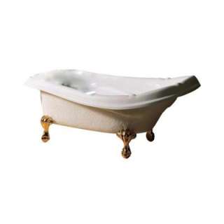 American Standard Reminiscence 6 ft. Acrylic Slipper Soaking Tub with 