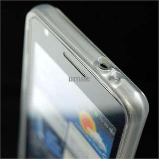 Transparent Crystal Clear Samsung i9100 Galaxy S2 Soft TPU Case Cover 