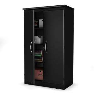   Freeport Pure Black Storage Cabinet 7270970 