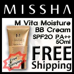 MISSHA] M vita BB Cream Moisture SPF20 PA++ 50ml Korea Cosmetic Love 