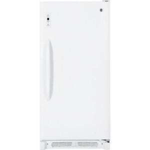   GE 13.7 cu. ft. Frost Free Upright Freezer in White 