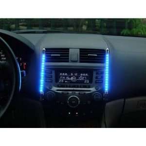 Auto Innenraum LED Beleuchtung mit Musik Sensor BLAU: .de: Auto