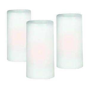   Home Battery Operated LED Wax Candle Set 32029CAN at The Home Depot