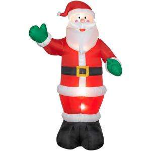 Home Accents Holiday 12 ft. Airblown Lighted Giant Santa 81976 00 at 