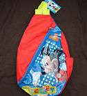 Disney Mickey Mouse 1 Strap Triangle Rucksack Backpack Shoulder Bag 
