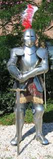Tragbare Ritterrüstung Turnierrüstung mit Schwert 185cm  