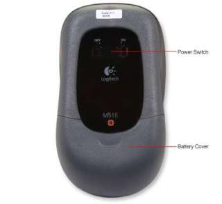Logitech M515 Couch Wireless Mouse   PC or Mac Compatible, Hand 