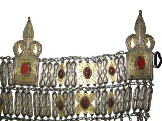 antik Turkmen orient Silber kopfschmuck tekke Ildirgic  