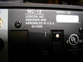   Processor with Remote Model MC 12 MC12 V2.00 Software Version  