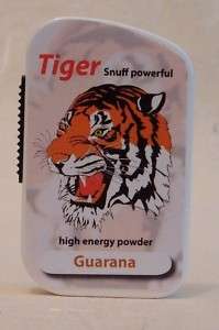 Bernard Tiger Snuff Guarana, 10g Dose Snuff tabakfrei  