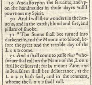 1613 King James Bible Leaves/RARE/COMPLETE PROPHETIC BOOK OF JOEL
