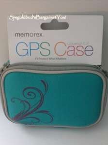 New Aqua Neoprene Navigation GPS Travel / Storage Case Universal 4.3 
