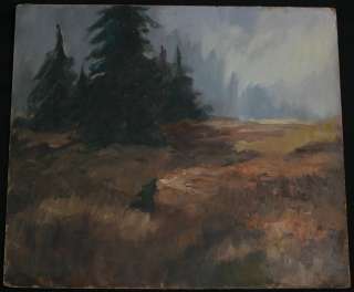 Gemälde Landschaft impressionistisch modern signiert  
