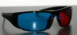 3D Real D Brille Brillen Glasses Anaglyph Rot Blau Neu  