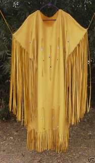 Custom made Native American Regalia Buckskin Dress  