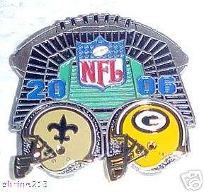 New Orleans Saints Green Bay Packers 2006 Game Day Pin  