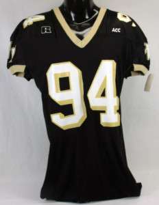 WAKE Forest 2001 GAME USED WORN Road Jersey  