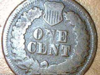 1869 over 9 INDIAN HEAD PENNY  