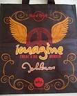 John Lennon Imagine Theres No Hunger Limited Edition Hard Rock Tote 