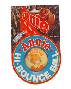 Vintage Little Orphan Annie Hi Bounce Super Ball Rubber Mint MIP MOC 
