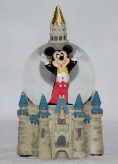 Disney World Castle Mickey Mini Snowglobe New  