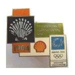 badge Olympic Games Athens Greece 2004 & sponsor Shell  