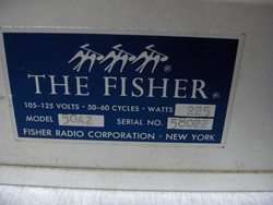 VINTAGE THE FISHER TUBE AMP 50 AZ   