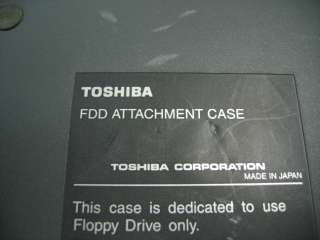 Toshiba FDD Attachment Case External 3.5 Floppy Disk Drive  