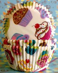 MINI yummy cupcake baking cups cupcake liners case 96 pcs  