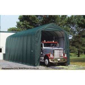 14Wx16Hx36L Garage Canopy / Storage Shelter GREEN  